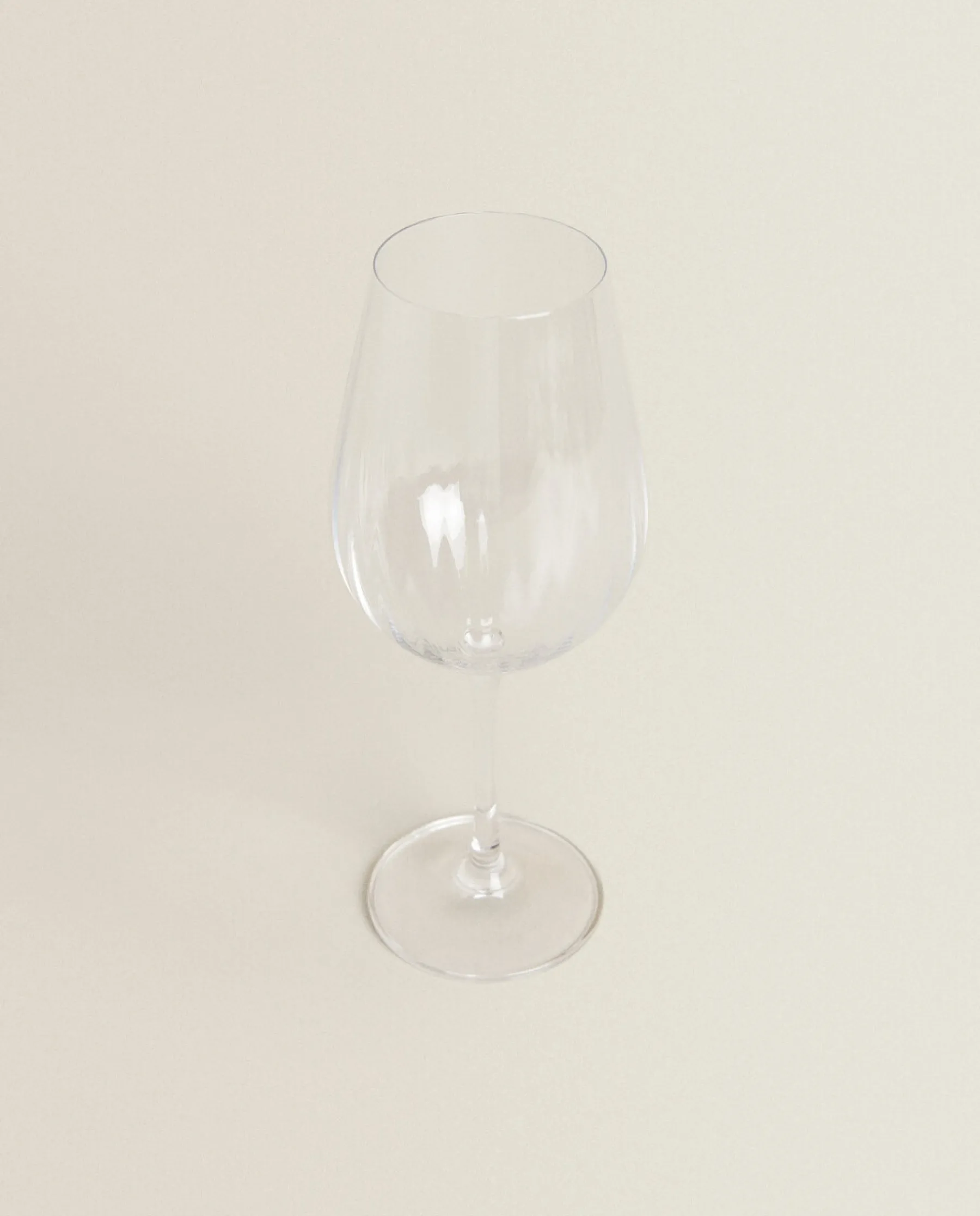 ZARA Home Textured Crystalline Wine Glass