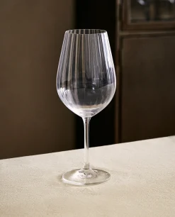 ZARA Home Textured Crystalline Wine Glass