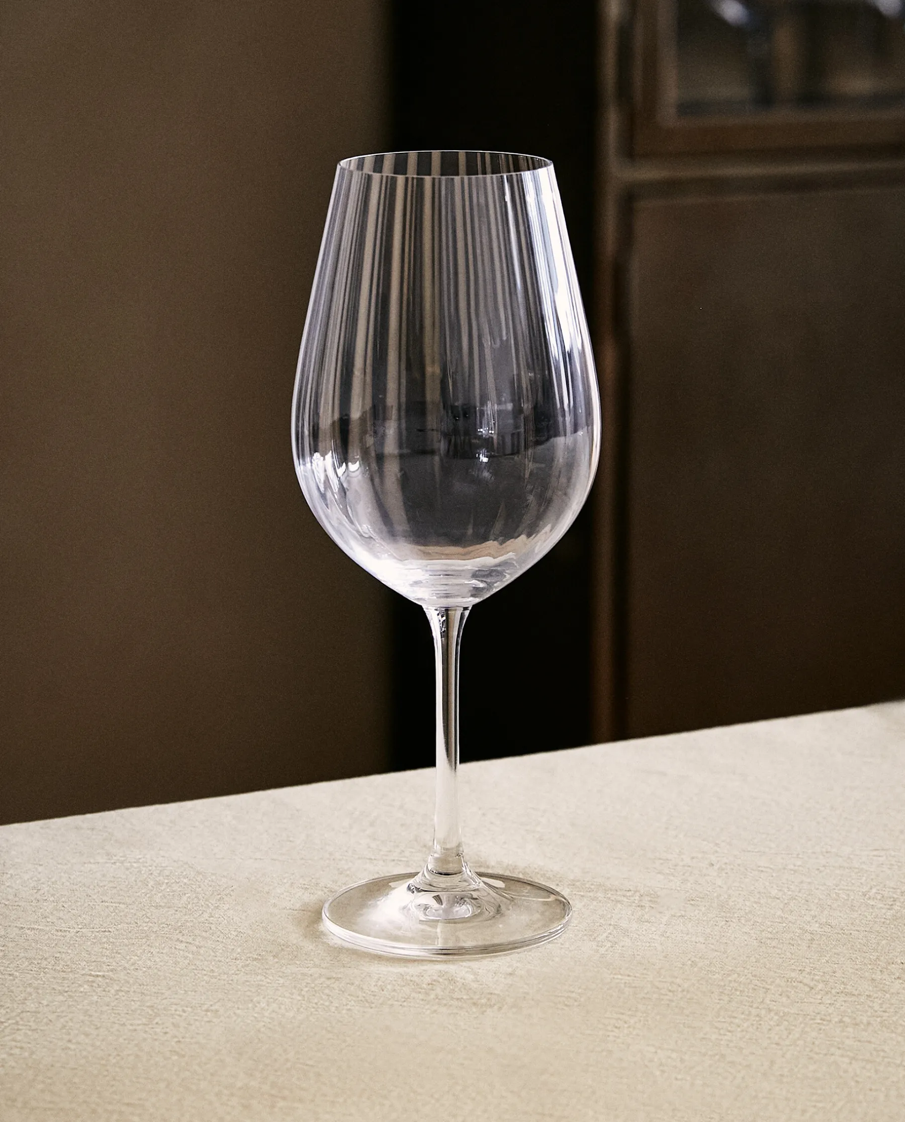 ZARA Home Textured Crystalline Wine Glass