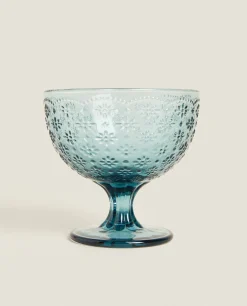 ZARA Home Textured Floral Design Ice-Cream Cup