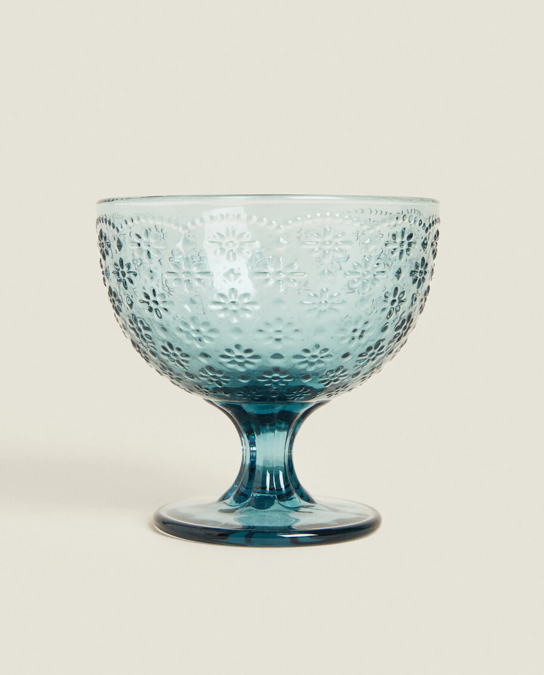 ZARA Home Textured Floral Design Ice-Cream Cup