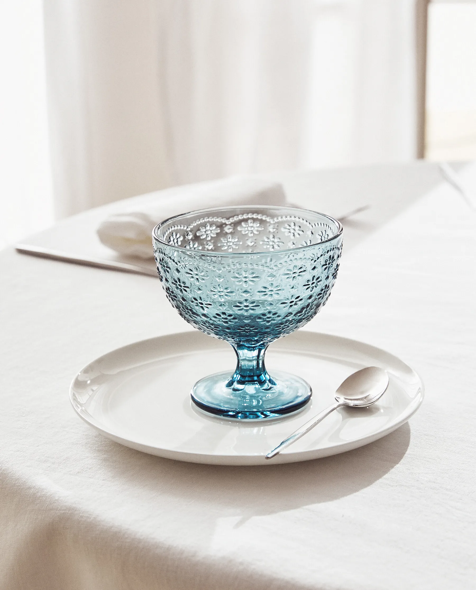 ZARA Home Textured Floral Design Ice-Cream Cup