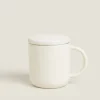 ZARA Home Textured Mug With Lid