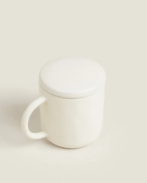 ZARA Home Textured Mug With Lid