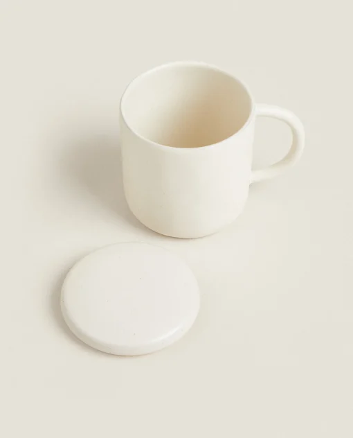 ZARA Home Textured Mug With Lid