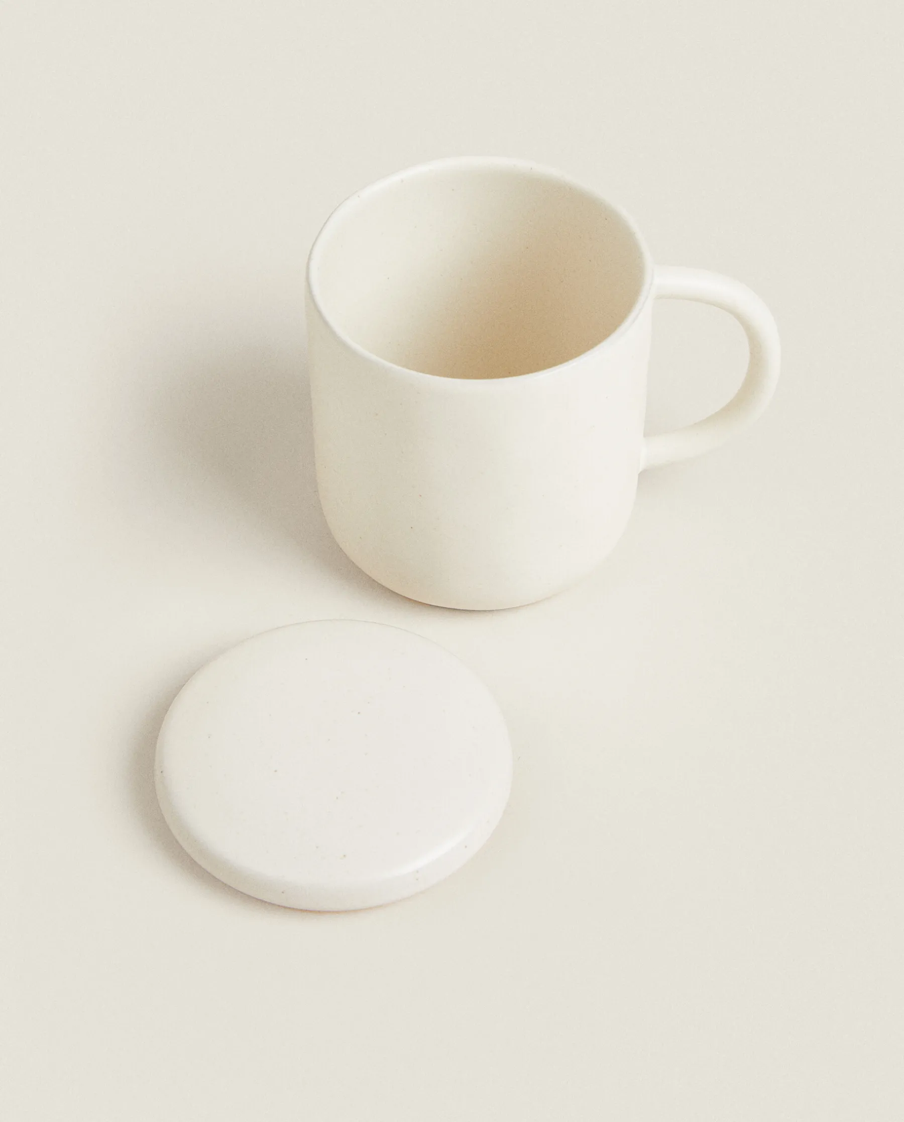 ZARA Home Textured Mug With Lid