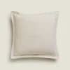 ZARA Home Textured Throw Pillow Cover