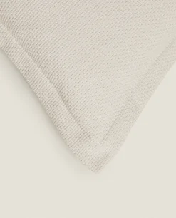 ZARA Home Textured Throw Pillow Cover
