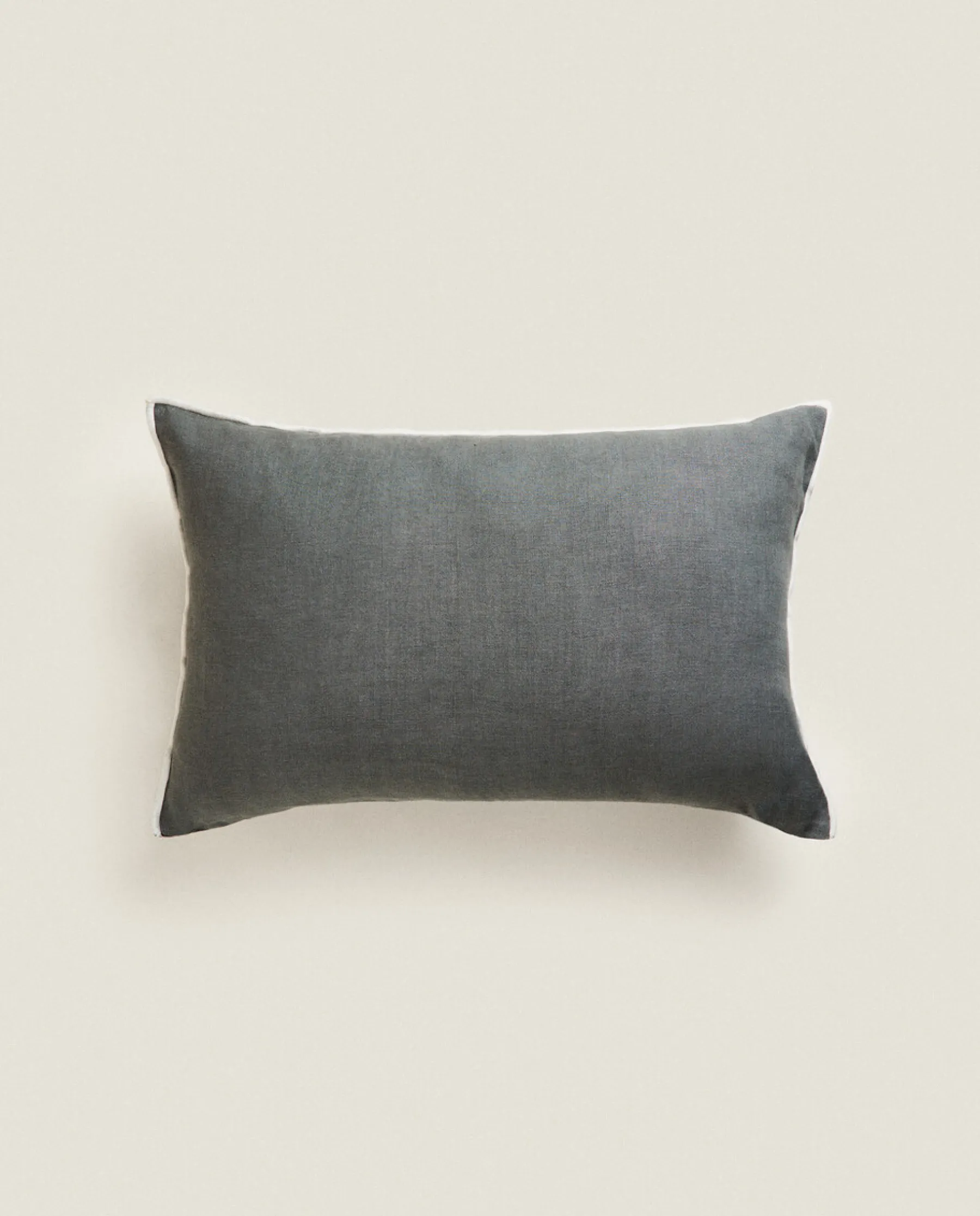 ZARA Home Throw Pillow Cover With Overlocking