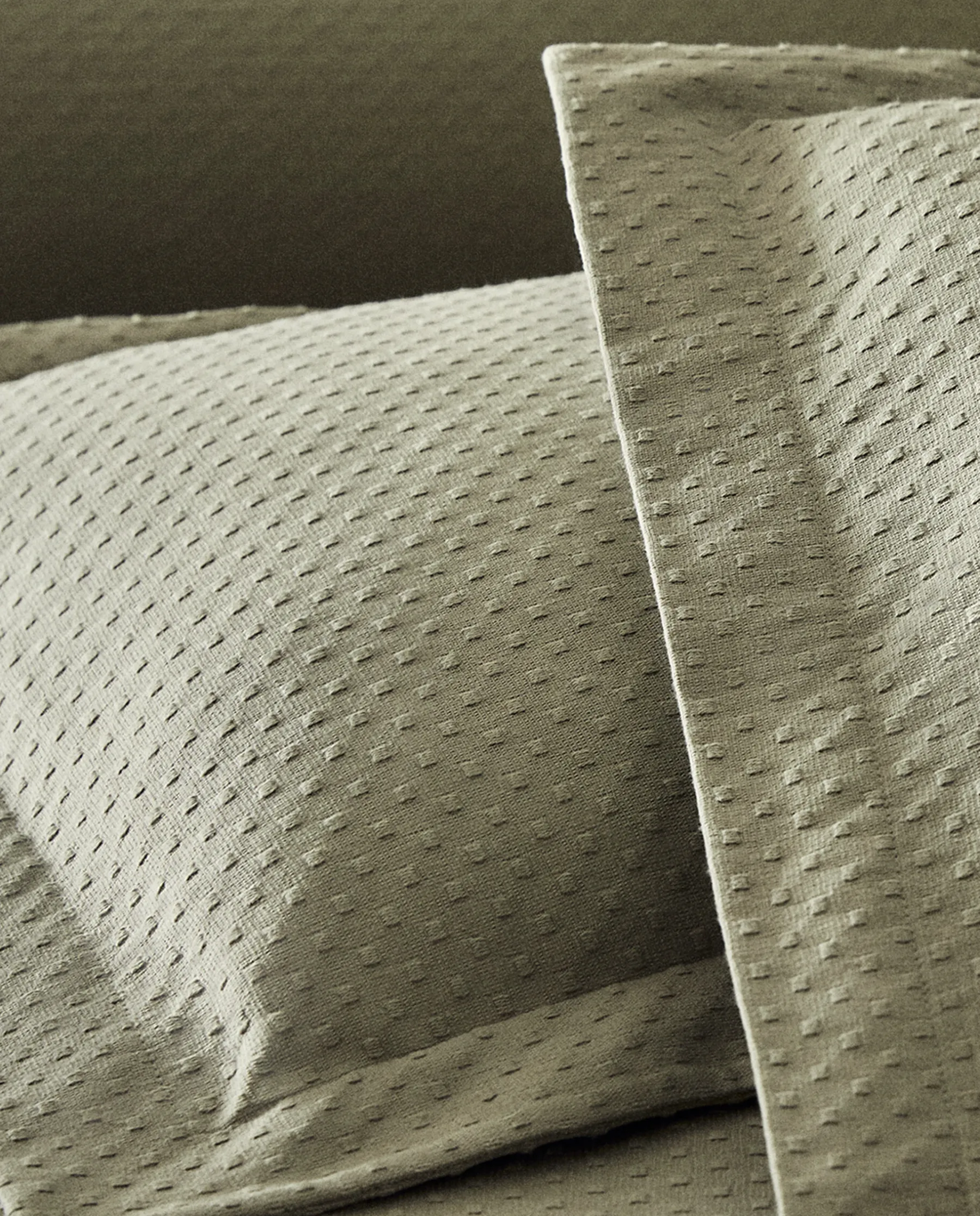 ZARA Home Throw Pillow Cover With Polka Dot Design