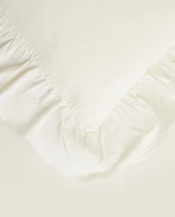 ZARA Home Throw Pillow With Ruffle Trim
