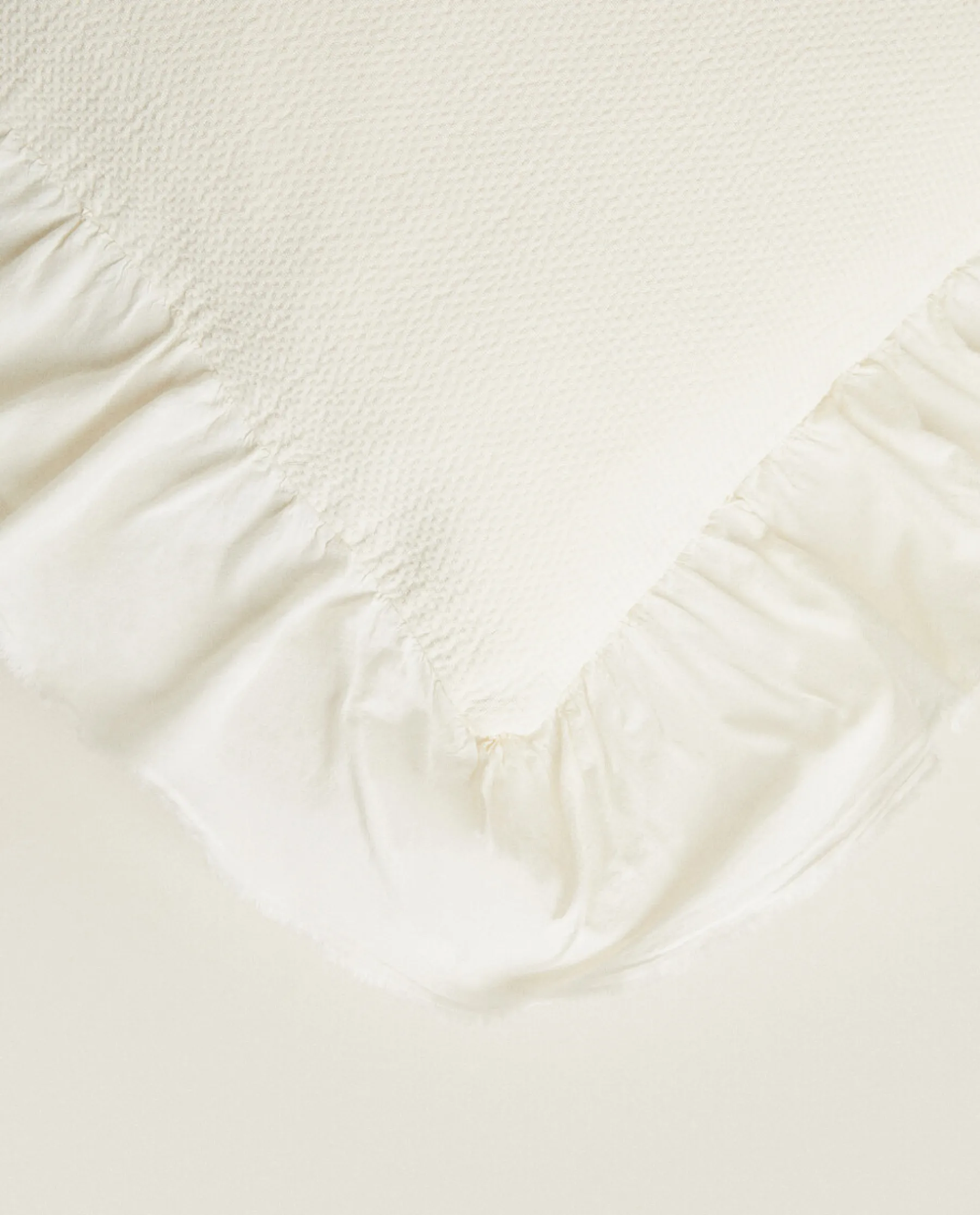 ZARA Home Throw Pillow With Ruffle Trim