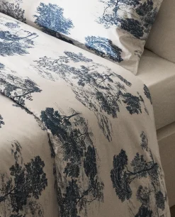 ZARA Home Toile De Jouy Duvet Cover