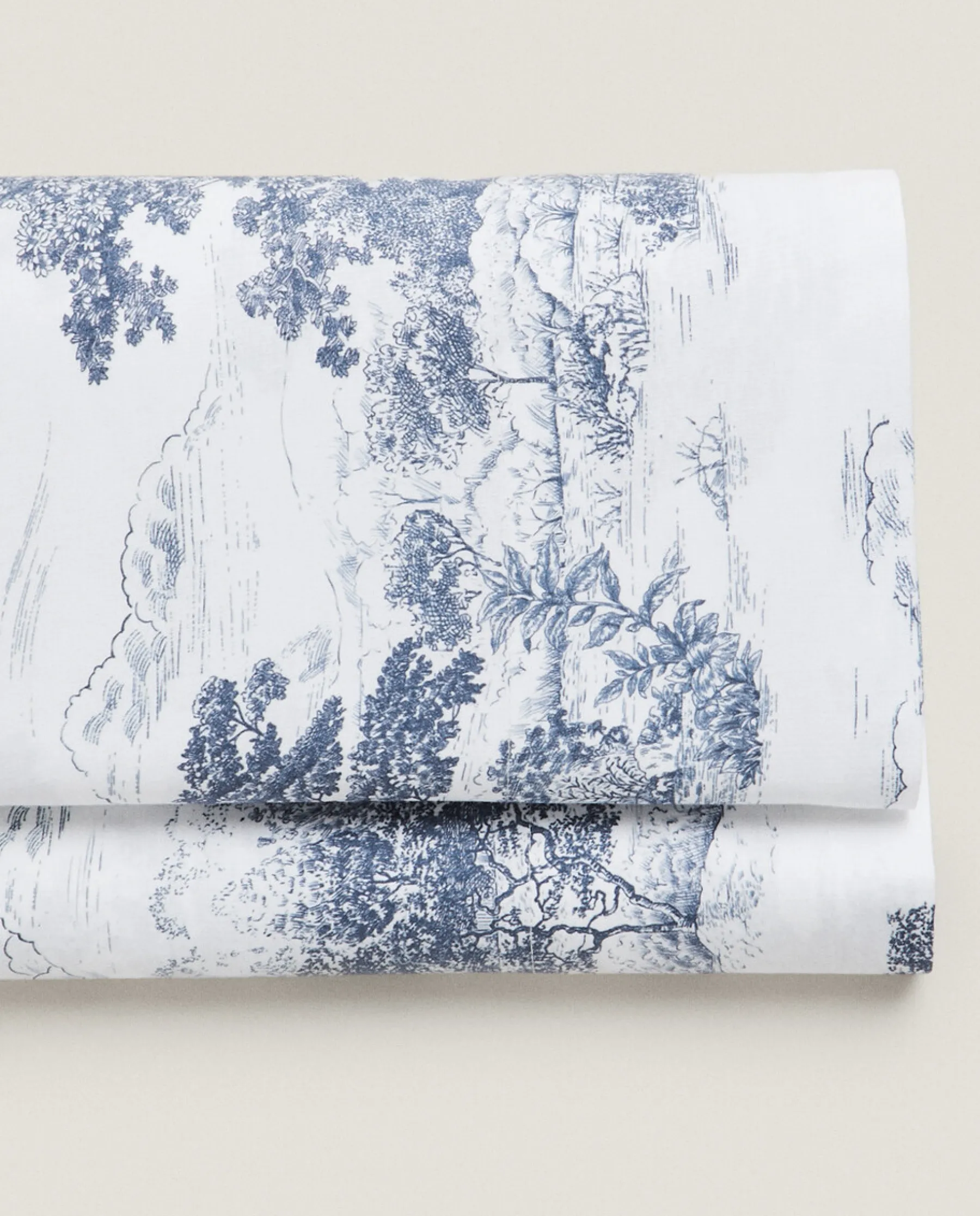 ZARA Home Toile De Jouy Flat Sheet