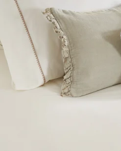 ZARA Home Topstitched Duvet Cover