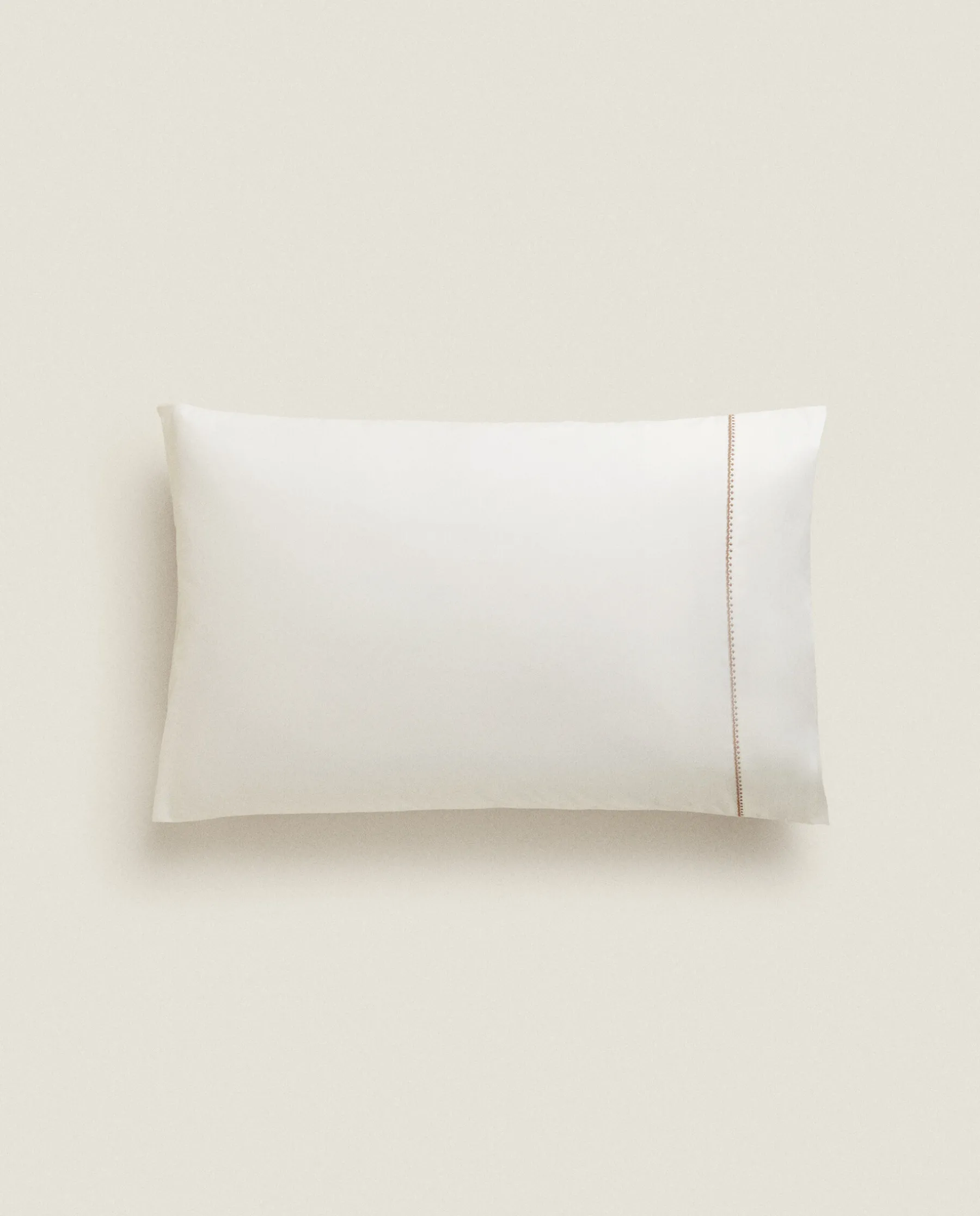 ZARA Home Topstitched Pillowcase