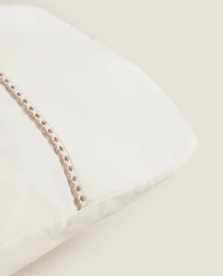 ZARA Home Topstitched Pillowcase