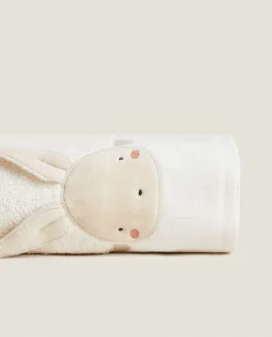 ZARA Home Towel With Bunny Applique