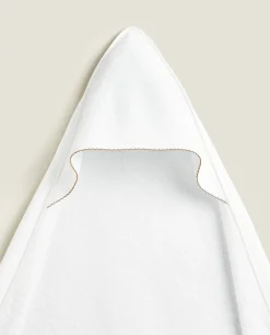 ZARA Home Velour Cape With Trim Detail