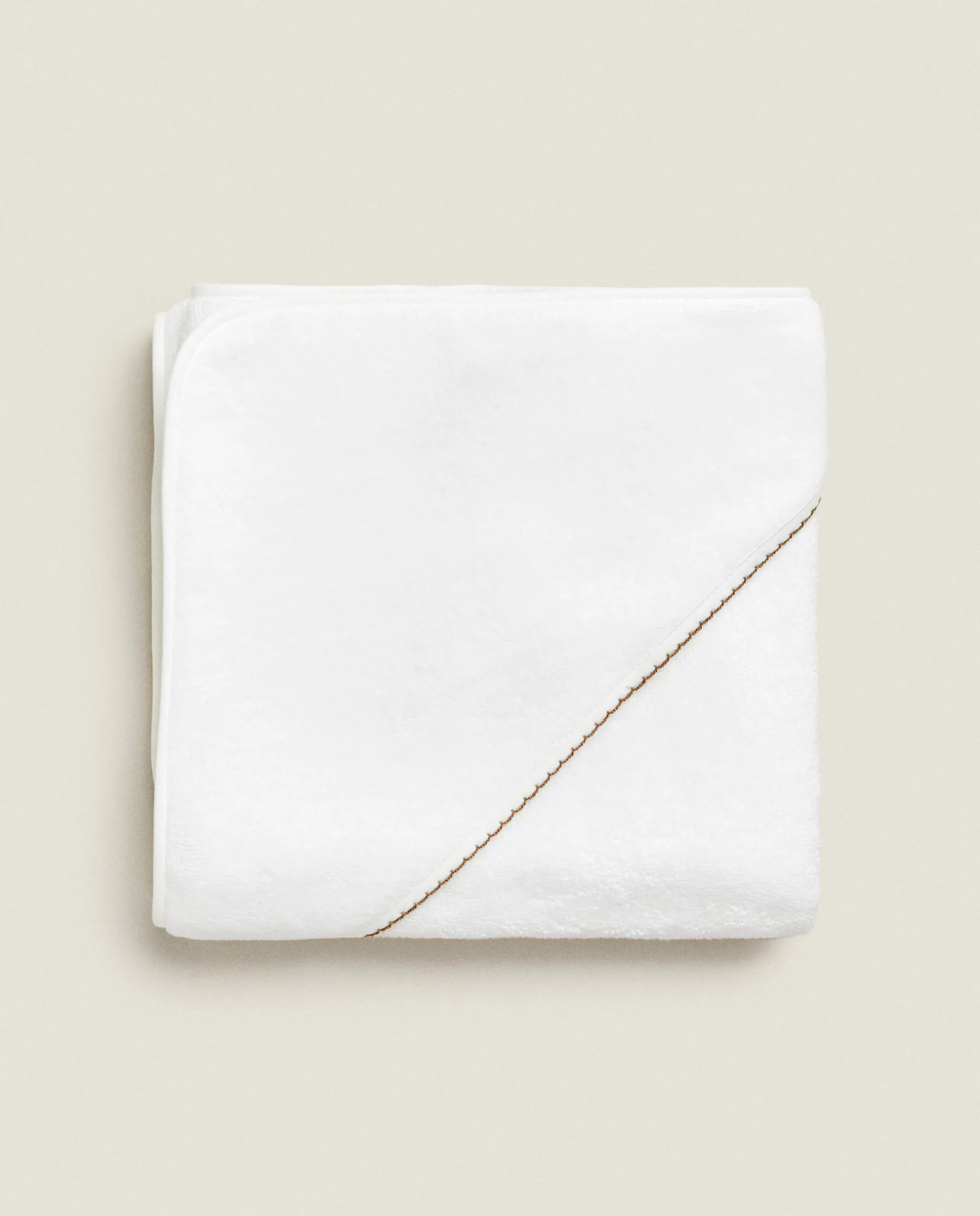 ZARA Home Velour Cape With Trim Detail