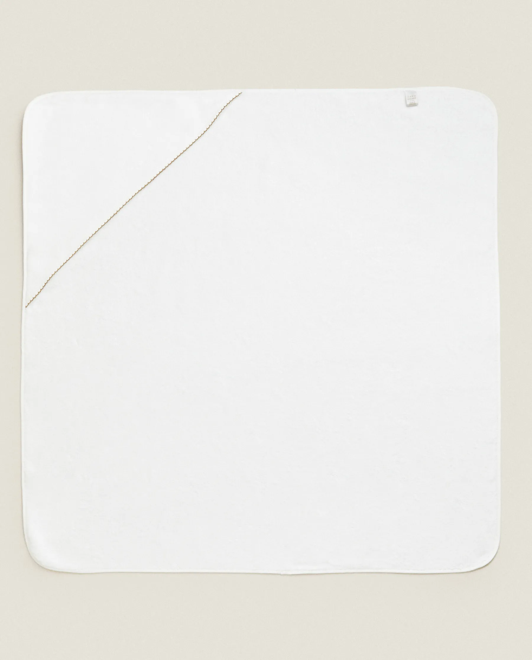 ZARA Home Velour Cape With Trim Detail