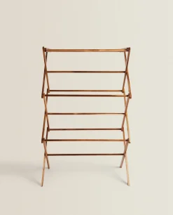 ZARA Home Vertical Folding Wooden Clothes Horse
