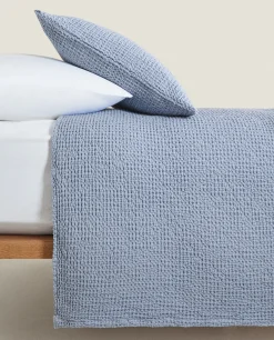 ZARA Home Waffle Knit Bedspread