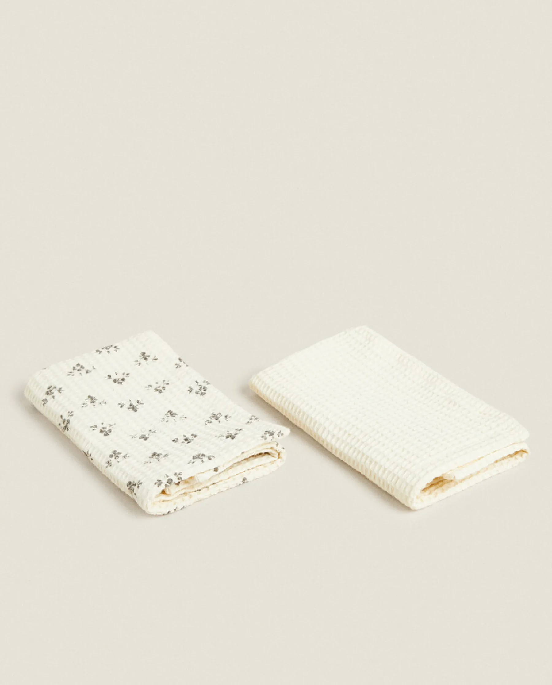 ZARA Home Waffle Multipurpose Kitchen Towel (Pack Of 2)