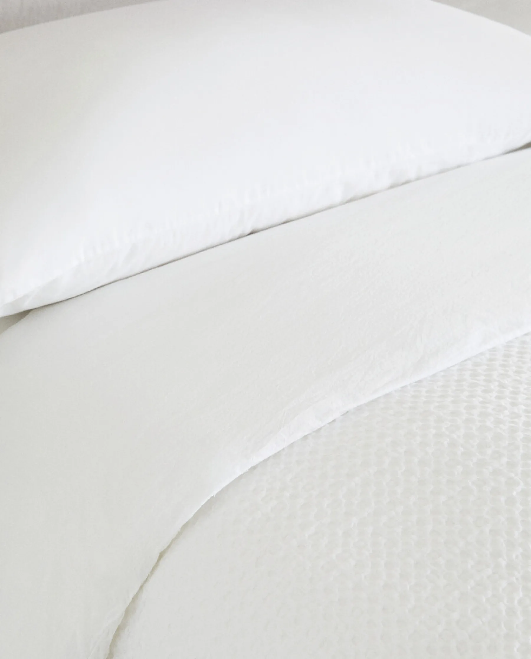ZARA Home Waffle-Knit Duvet Cover