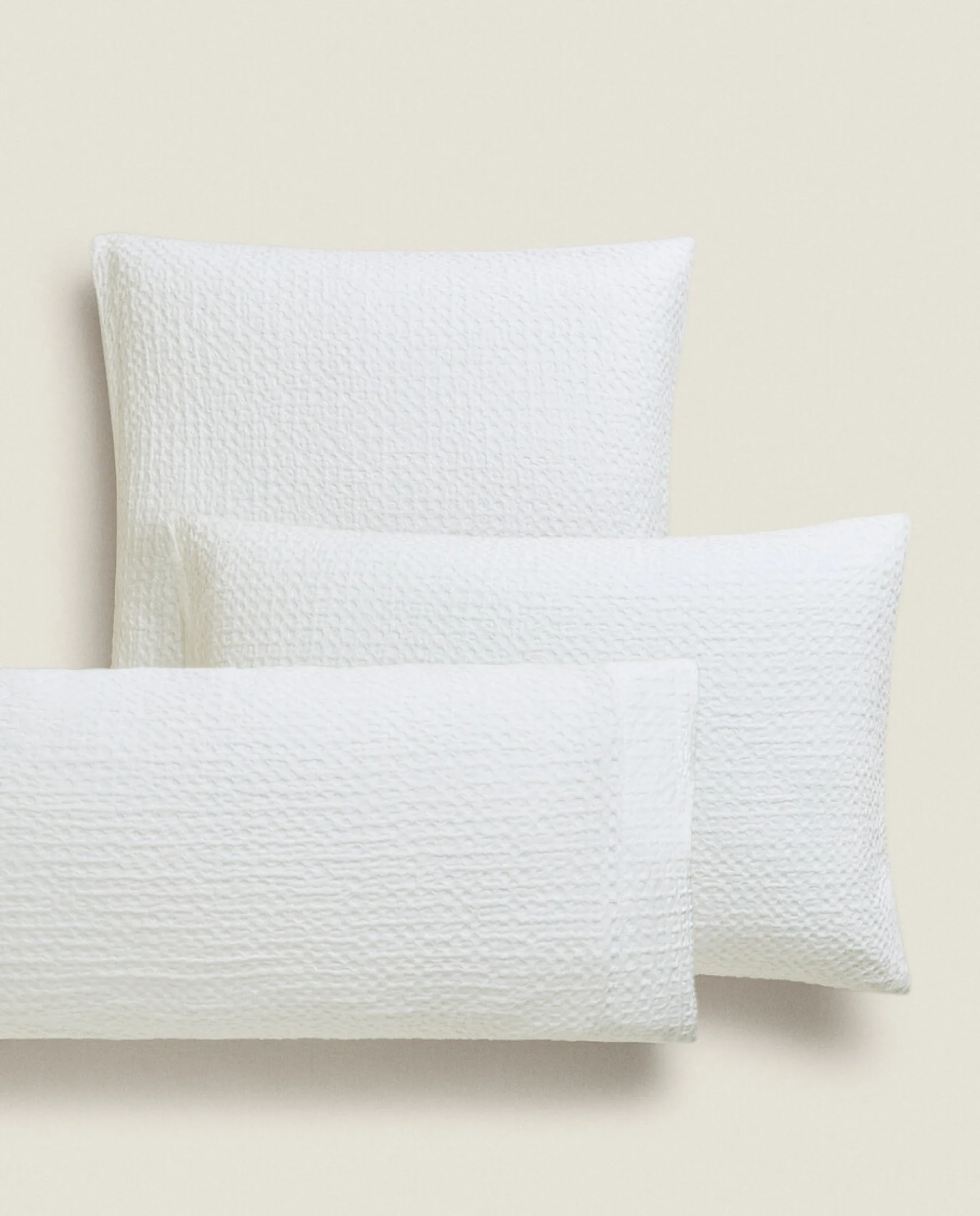 ZARA Home Waffle-Knit Pillowcase