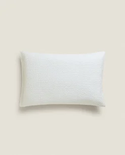 ZARA Home Waffle-Knit Pillowcase