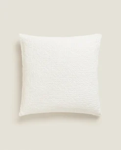 ZARA Home Waffle-Knit Throw Pillow Cover