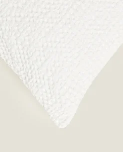 ZARA Home Waffle-Knit Throw Pillow Cover
