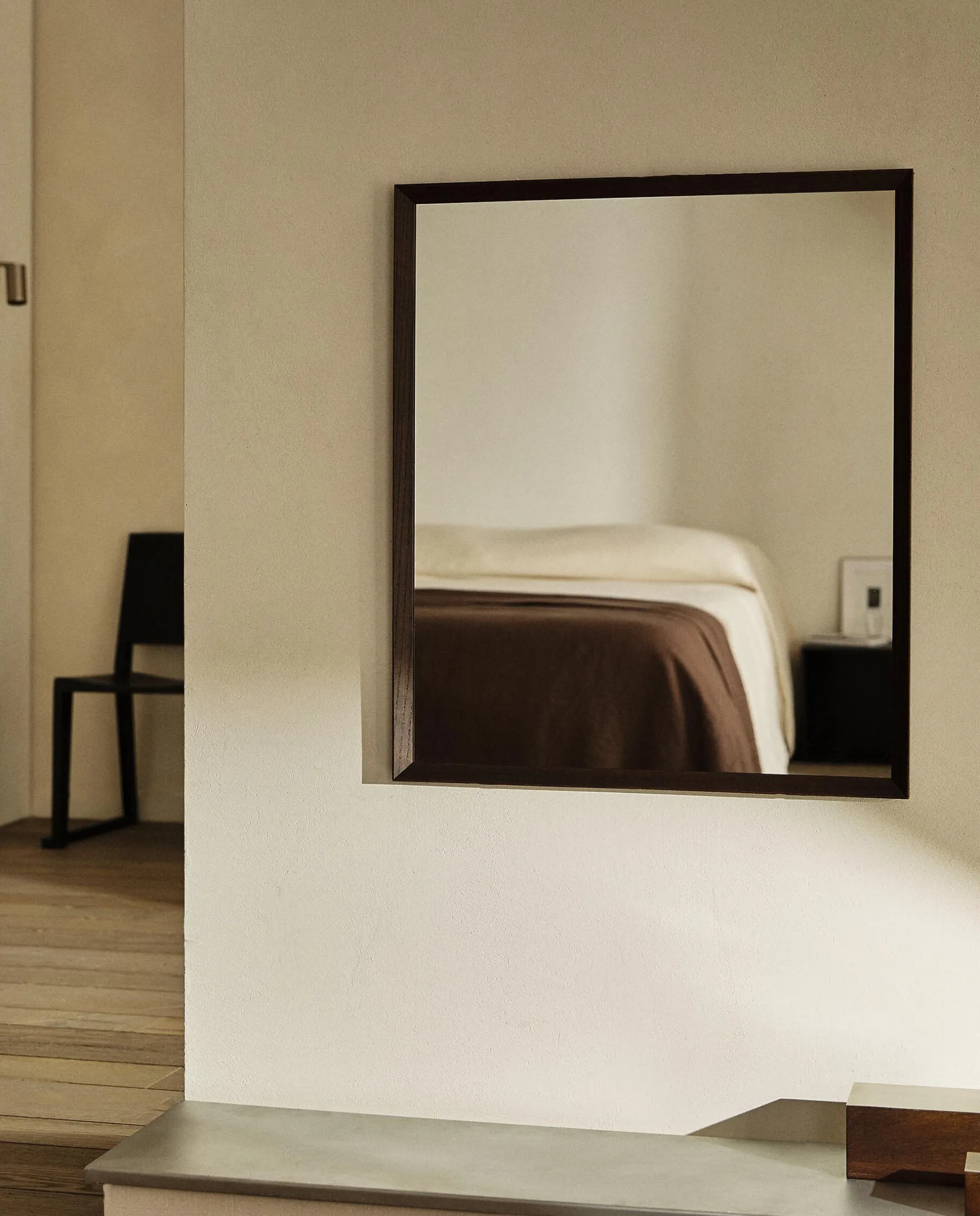 ZARA Home Wall Mirror With Beveled Frame