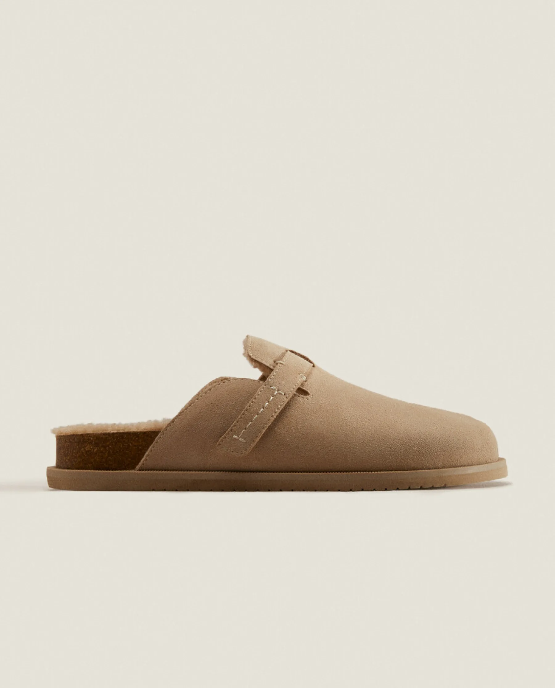 ZARA Home Warm Leather Clogs
