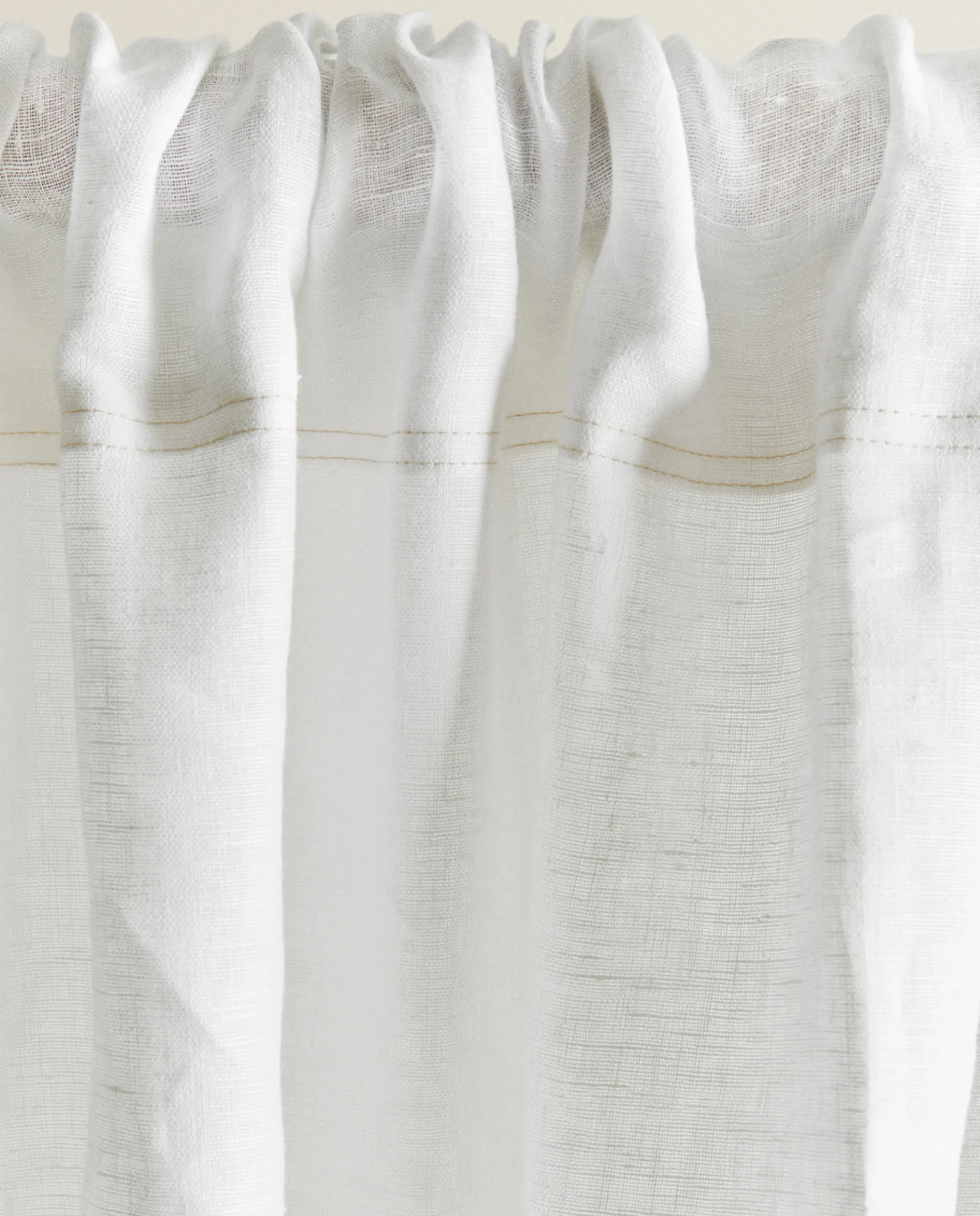 ZARA Home Washed Linen Curtain