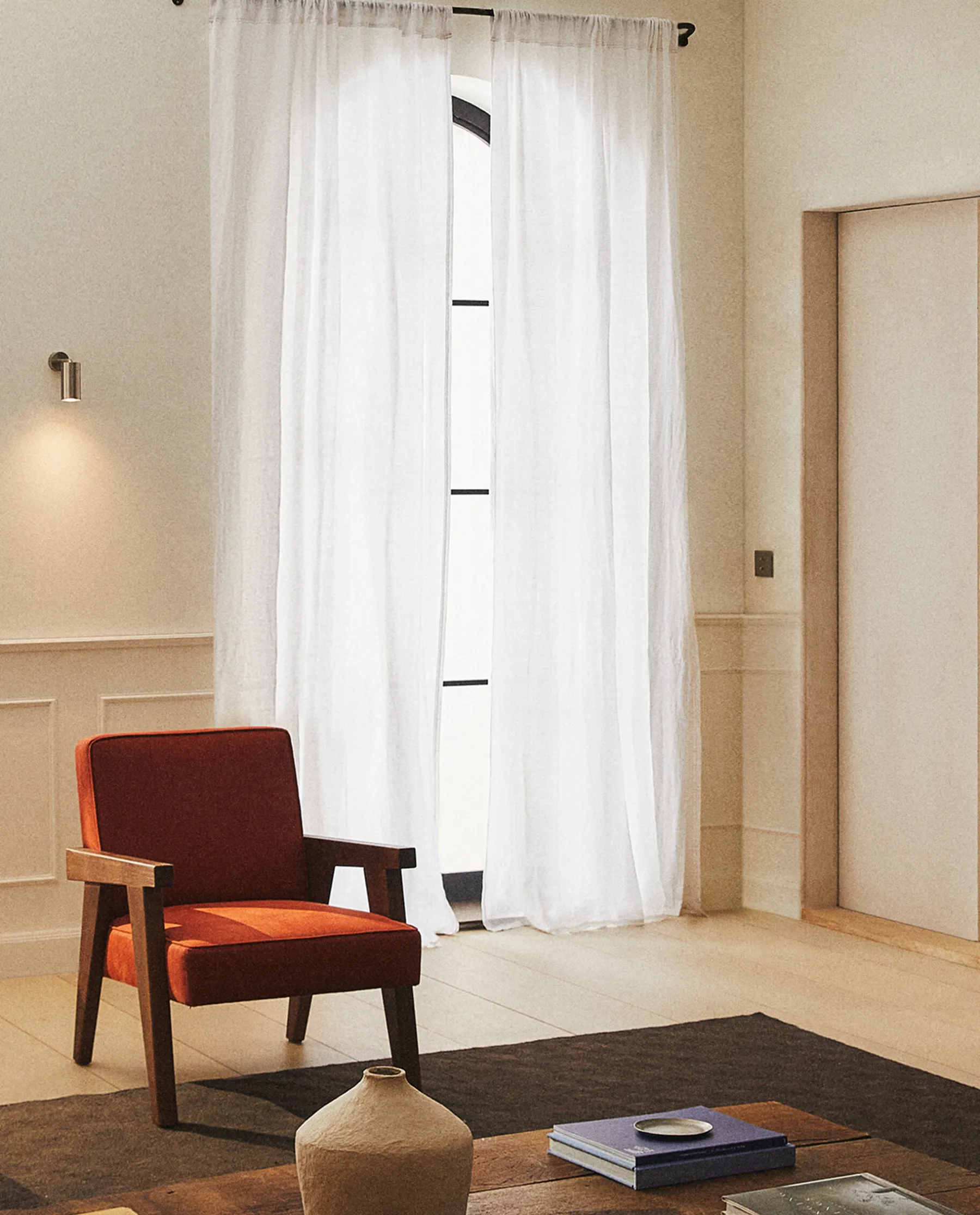 ZARA Home Washed Linen Curtain