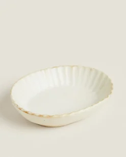 ZARA Home Wavy Ceramic Tray
