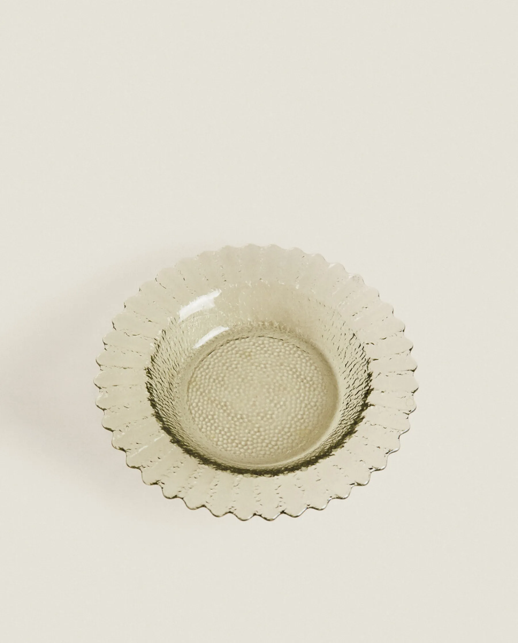 ZARA Home Wavy Glass Bowl