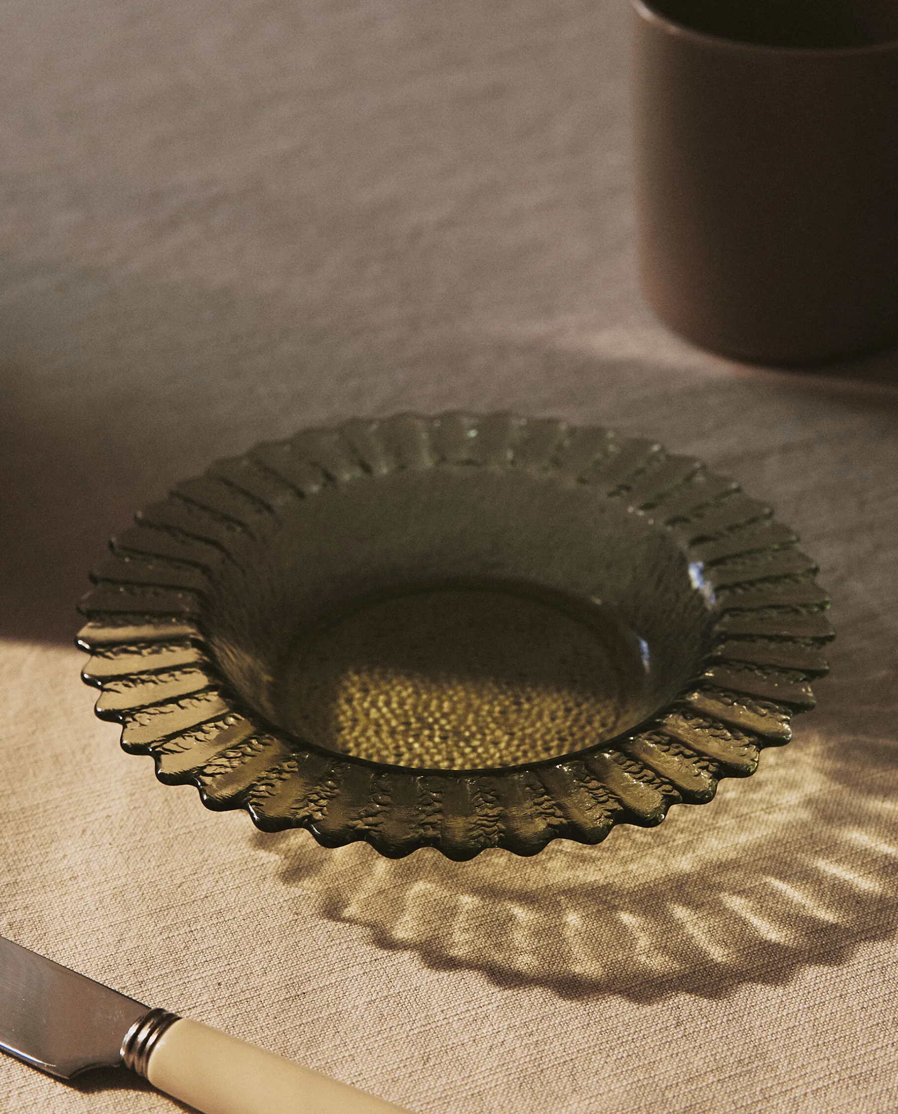 ZARA Home Wavy Glass Bowl