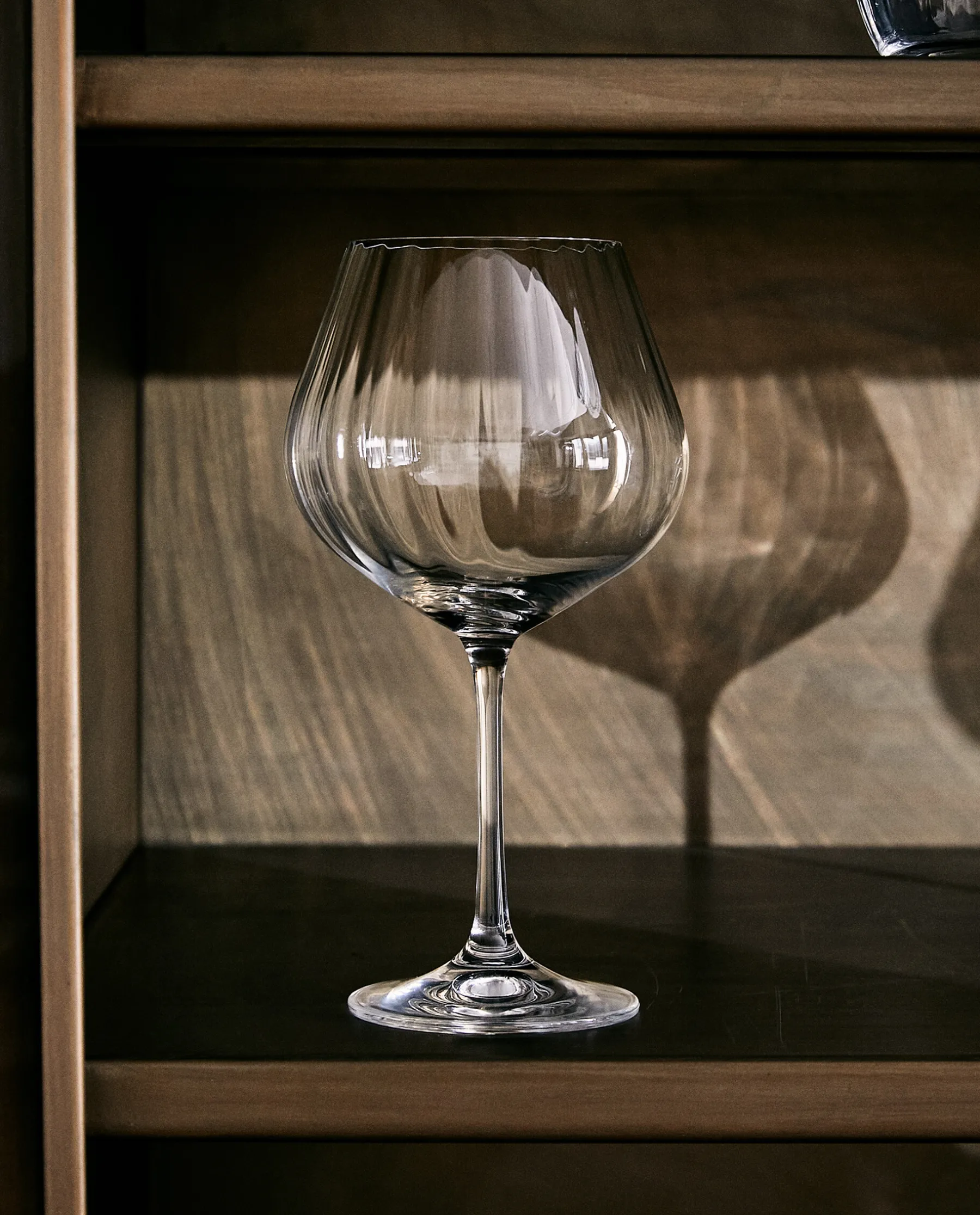 ZARA Home Wavy-Effect Bohemia Crystal Wine Glass