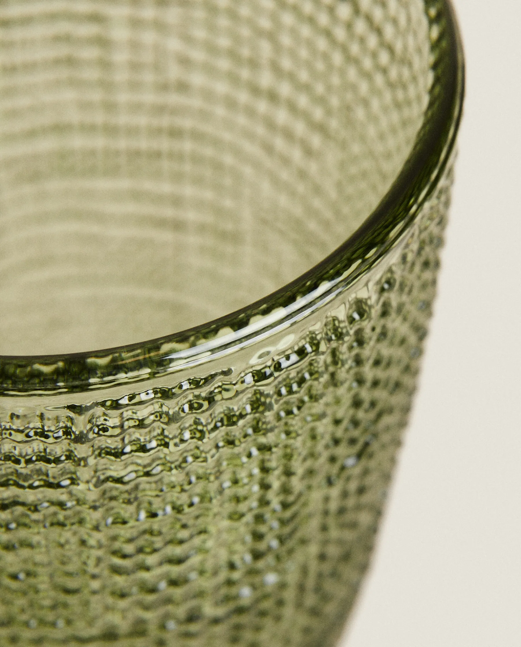 ZARA Home Wine Glass With Raised Design