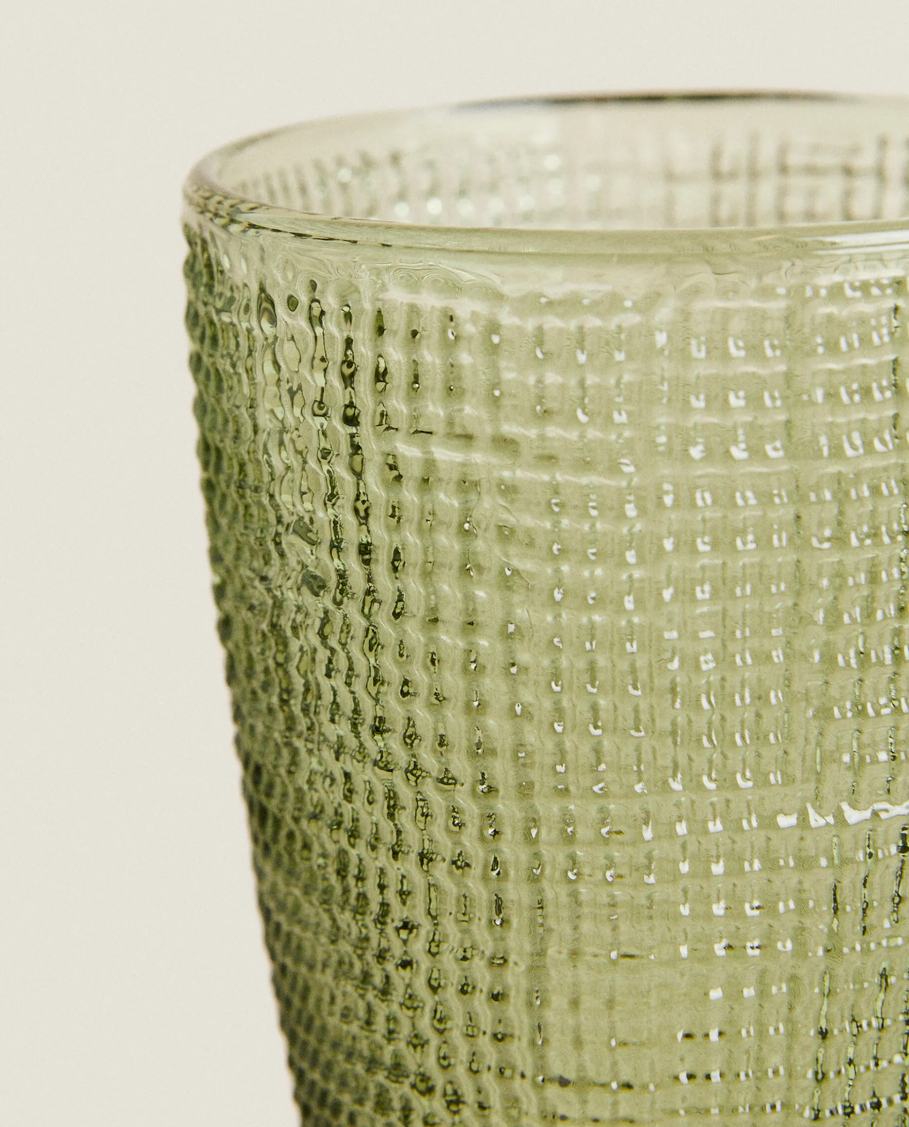 ZARA Home Wine Glass With Raised Design