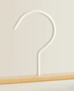 ZARA Home Wood And Metal Skirt Hanger (Set Of 2)