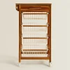ZARA Home Wood And Metal Storage Furniture With Wheels