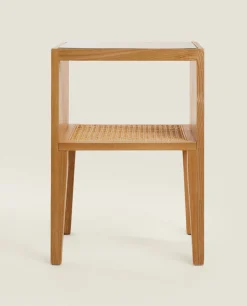 ZARA Home Wooden Bedside Table