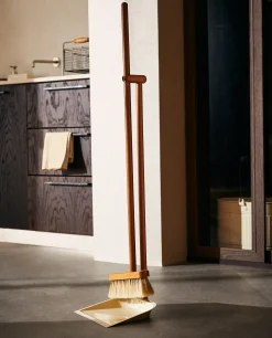 ZARA Home Wooden Dustpan And Brush Set