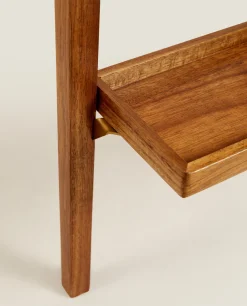 ZARA Home Wooden Full Length Mirror With Stand