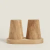 ZARA Home Wooden Salt And Pepper Shaker Set