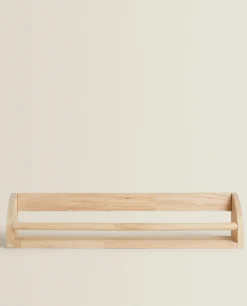 ZARA Home Wooden Shelf With Front Bar